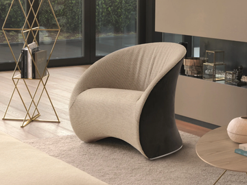 LE MIDÌ - Upholstered armchair by Désirée divani - view 2